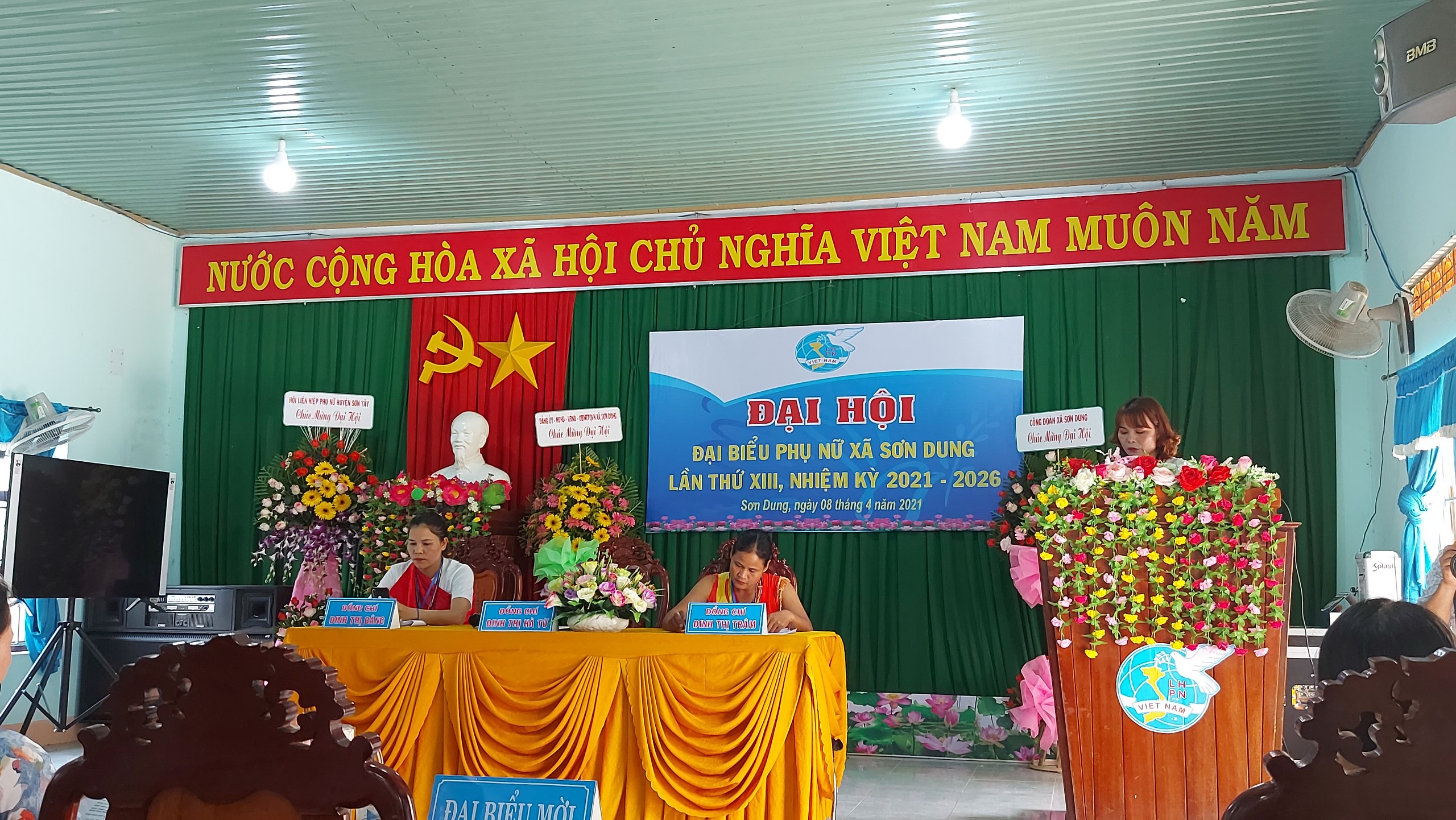 Đại hội đại biểu Phụ nữ xã Sơn Dung lần thứ XIII, nhiệm kỳ 2021- 2026