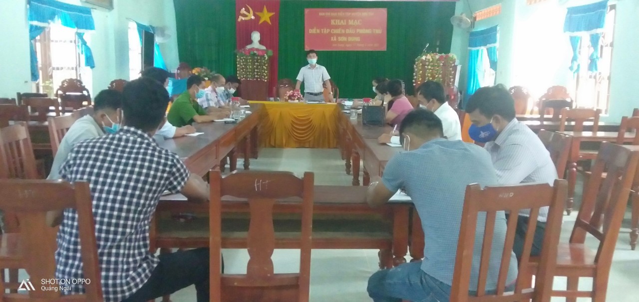 Xã Sơn Dung họp chỉ đạo về công tác phòng, chống dịch Covid-19 trên địa bàn xã