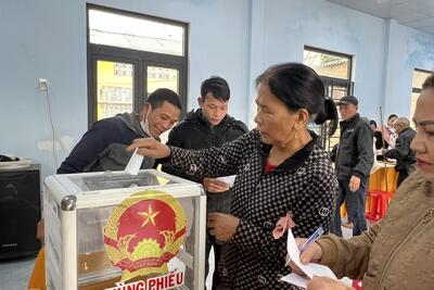 Xã Sơn Dung tổ chức thành công bầu cử trưởng thôn nhiệm kỳ 2025 – 2027